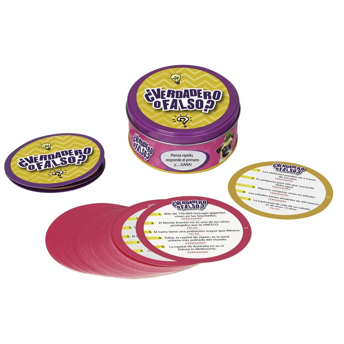 JUEGO DE VERDADERO O FALSO Más color