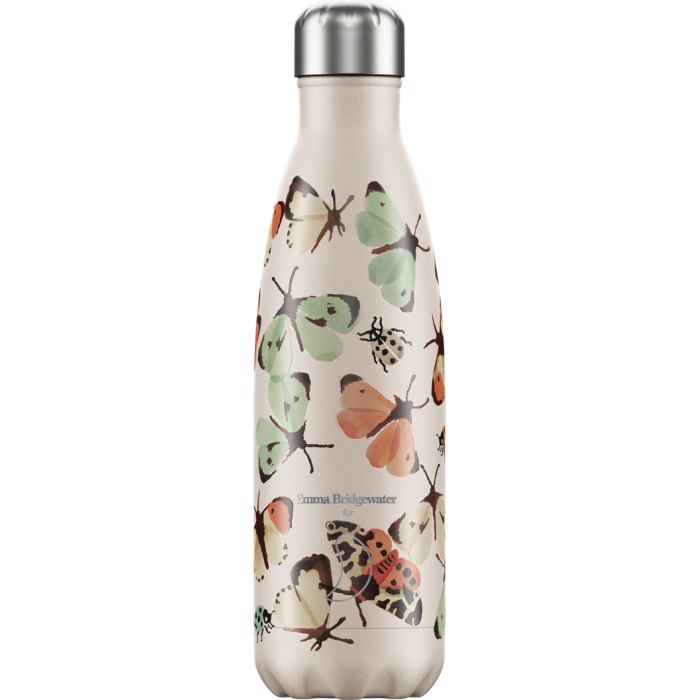 Botella termo Chilly's Emma mariposas 500 ml — LAS4LUNAS