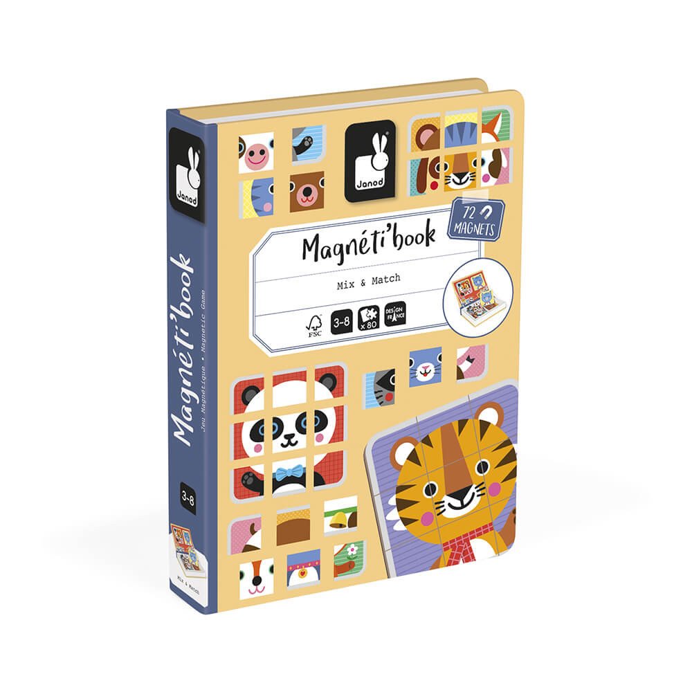 MAGNETI'BOOK MIX & MATCH ANIMALES, 72 IMANES - Imagen 6