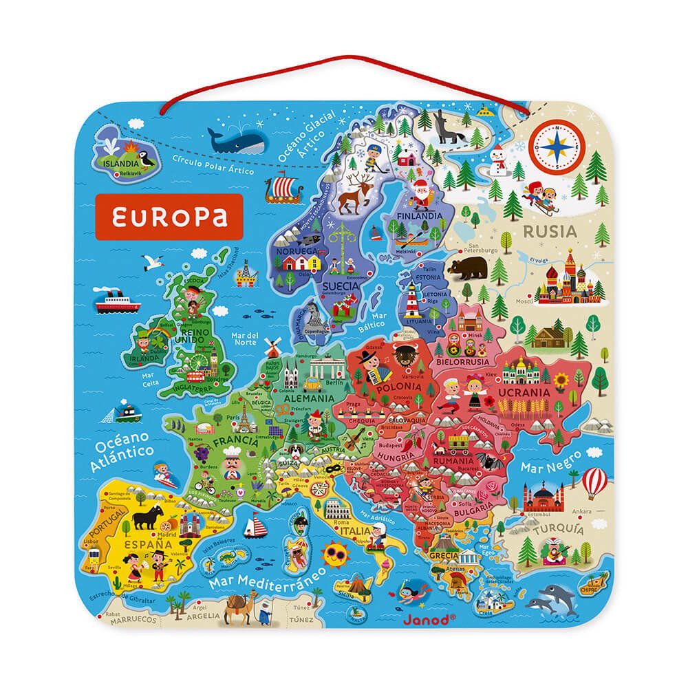 MAPA DE EUROPA MAGNÉTICO VERSIÓN ESPAÑOLA - Imagen 4