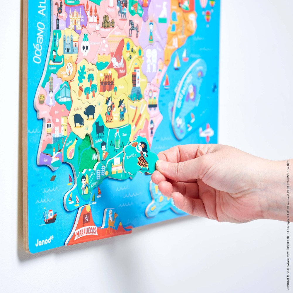MAPA DE EUROPA MAGNÉTICO VERSIÓN ESPAÑOLA - Imagen 6