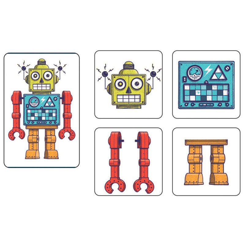 Memo Robots - Juego de cartas cooperativo y de memoria - Imagen 3