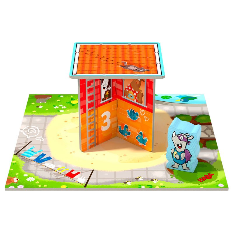 Mis primeros juegos: Rhino Hero JUNIOR - juego de motricidad y memoria - Imagen 5