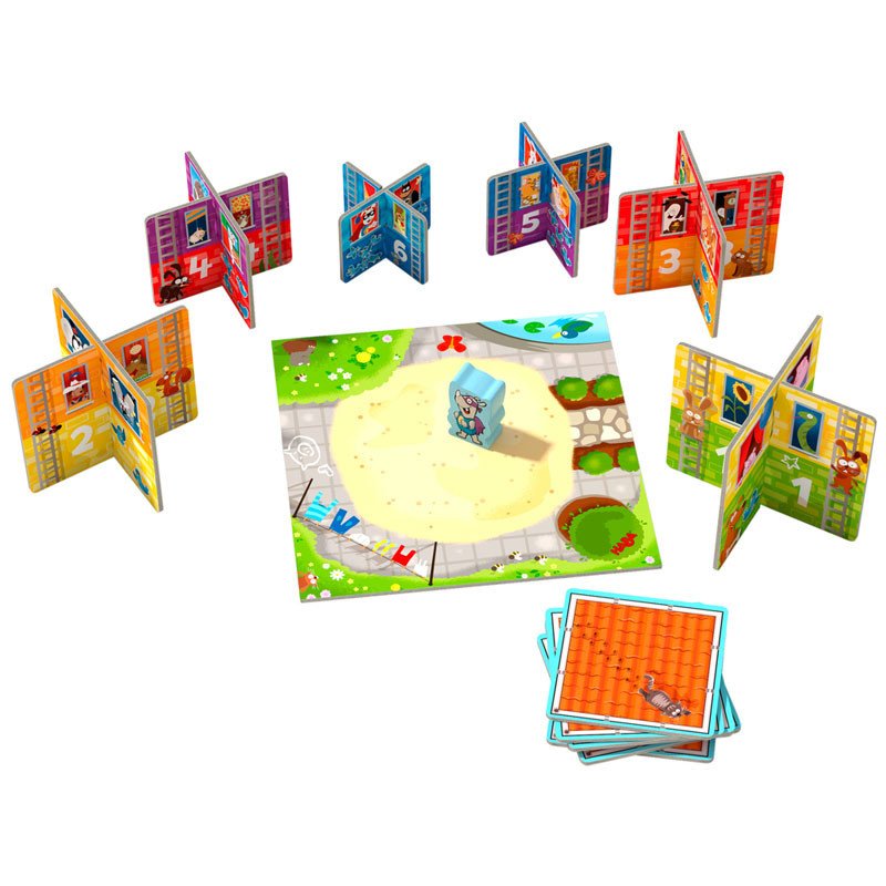 Mis primeros juegos: Rhino Hero JUNIOR - juego de motricidad y memoria - Imagen 7
