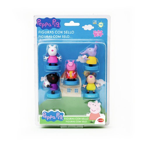 PEPPA PIG FIGURAS CON SELLO PACK DE 5. SURTIDAS - Imagen 3