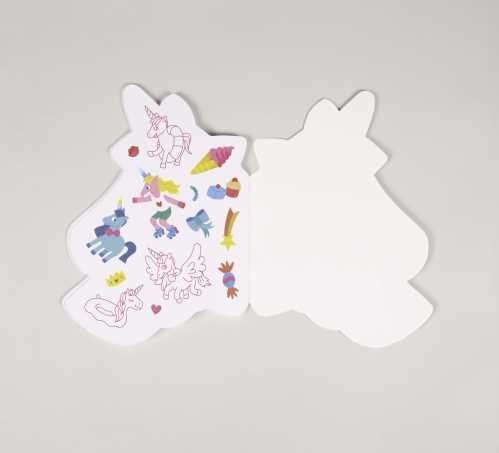 LIBRO OMY CON DIBUJOS Y PEGATINAS-UNICORNIOS - Imagen 4