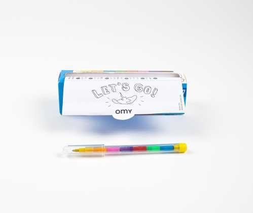 JUEGO DE BOLSILLO OMY PARA COLOREAR OCEAN + 8 PINTURAs - Imagen 3