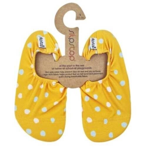 Zapatillas Antideslizantes Slipstop LUNARES MOSTAZA