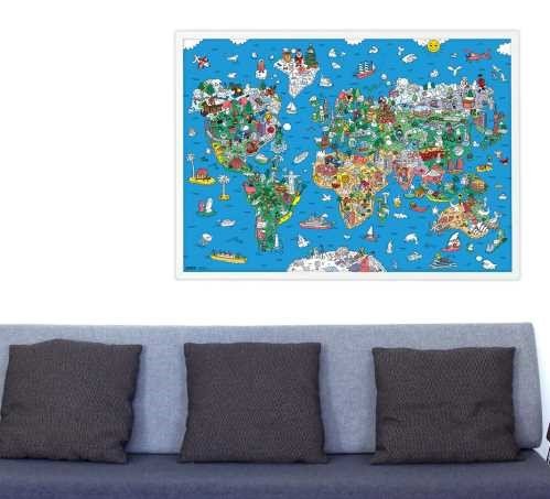 POSTER XL OMY ATLAS + PEGATINAS - Imagen 3