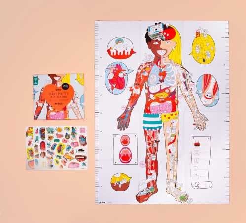 POSTER XL OMY MY BODY + PEGATINAS - Imagen 3