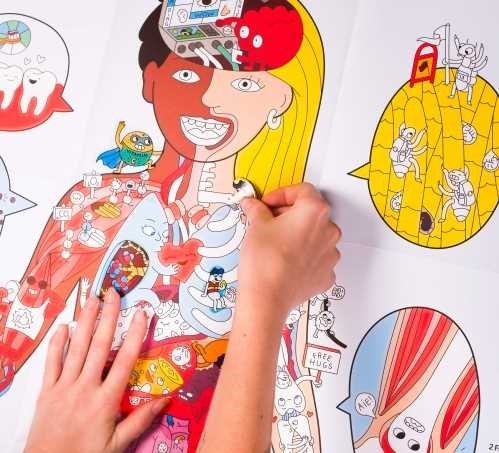POSTER XL OMY MY BODY + PEGATINAS - Imagen 4
