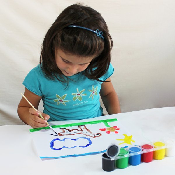 TEMPERA ALTA CALIDAD. COLORES VIVOS. 6 colores 25ml.Primo - Imagen 3