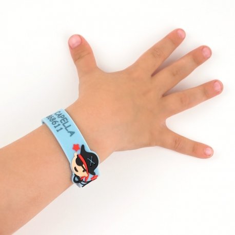 Pulsera Identificativa Personalizada Pirata - Imagen 3