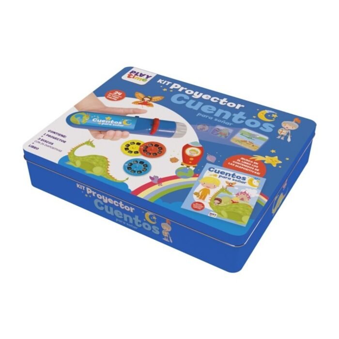 KIT PROYECTOR CUENTOS - CAJA METÁLICA