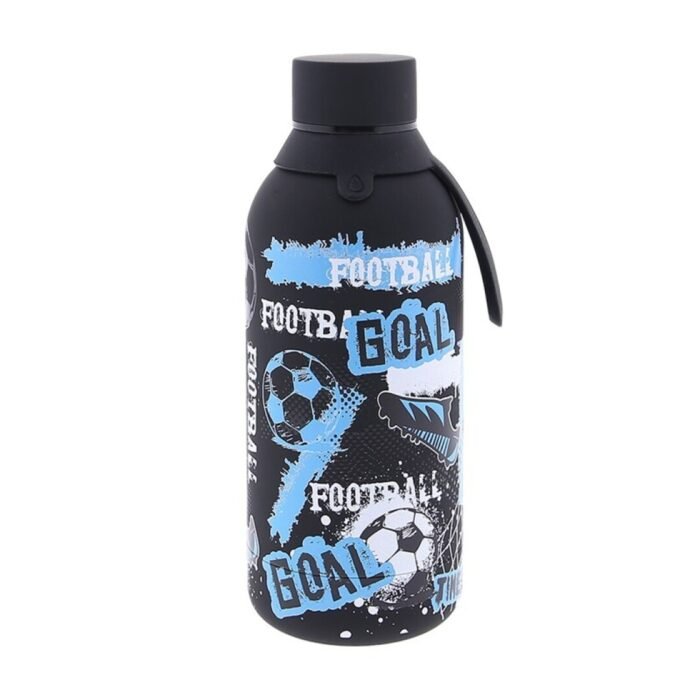 BOTELLA ACERO INOXIDABLE 500ML BLACK FOOTBALL