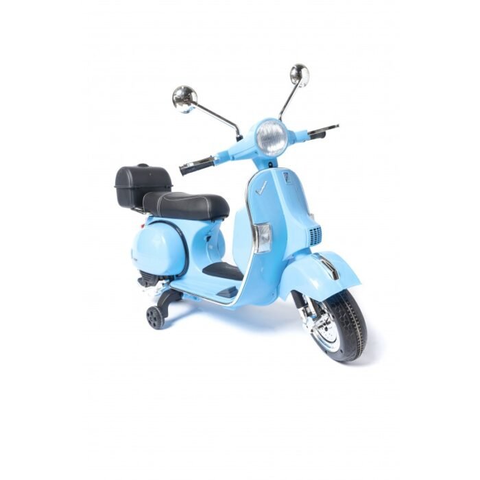 VESPA CLÁSICA OFICIAL 12V LICENCIA PIAGGIO Azul. - Imagen 2