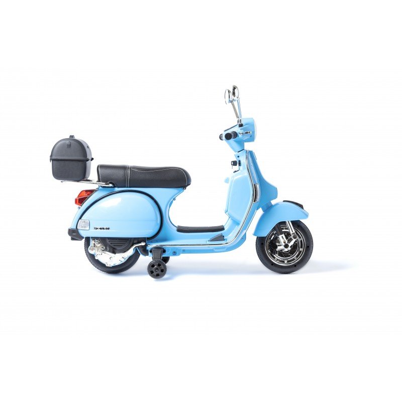VESPA CLÁSICA OFICIAL 12V LICENCIA PIAGGIO Azul. - Imagen 4