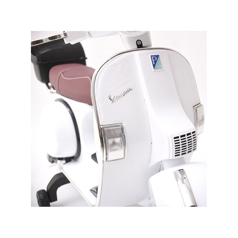VESPA CLÁSICA OFICIAL 12V LICENCIA PIAGGIO Blanca - Imagen 5