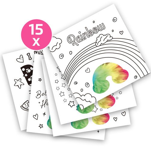 Cuaderno actividades RAINBOW LIBRO DE COLOREAR PELUCHE/LENTEJUELAS - Imagen 6