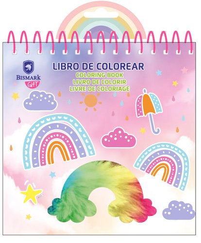 Cuaderno actividades RAINBOW LIBRO DE COLOREAR PELUCHE/LENTEJUELAS - Imagen 5