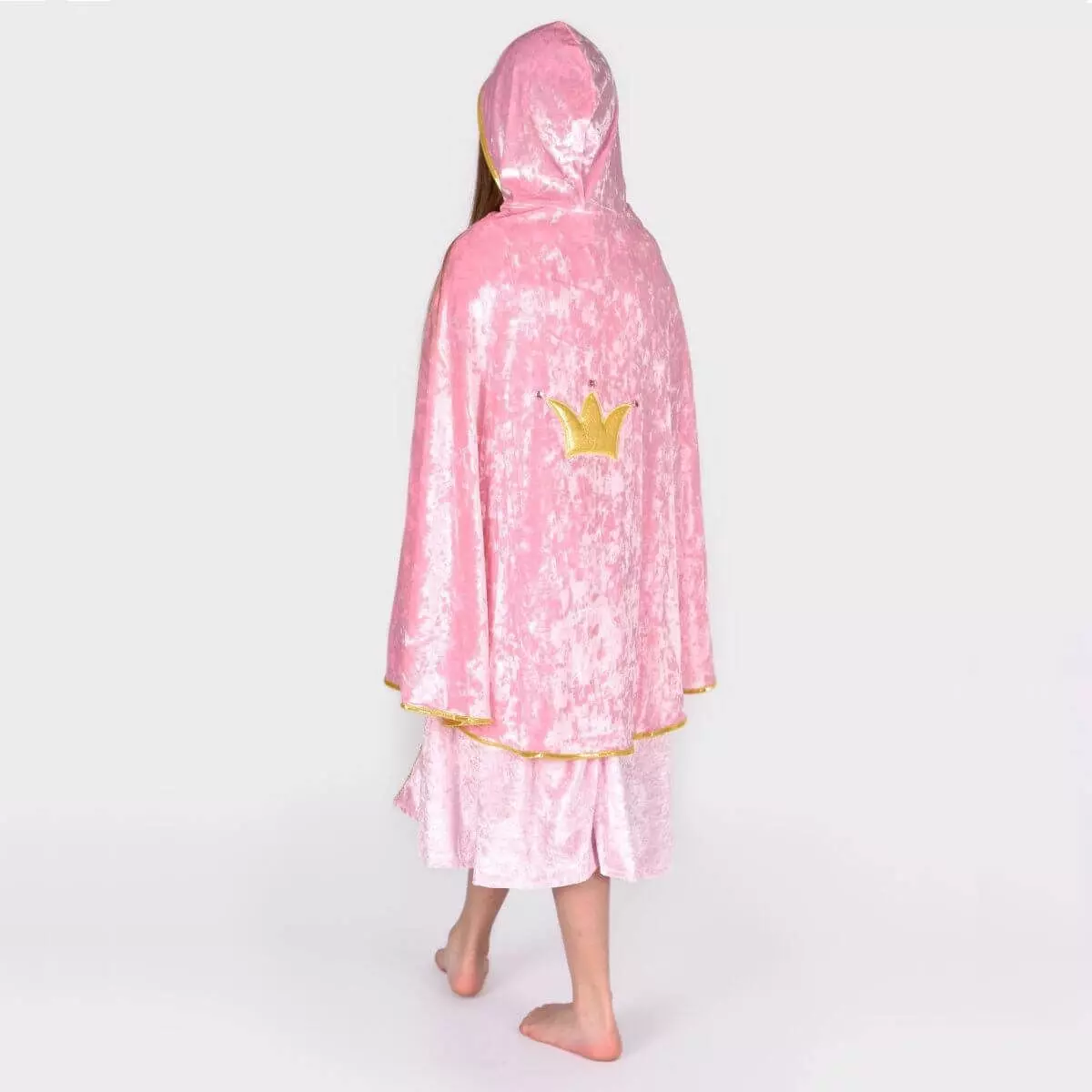 Capa Princesa Rosa estampado corona (3 - 8 años) Den Goda Fen - Imagen 5