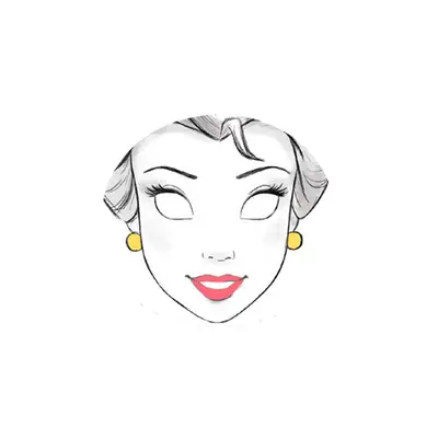POP Princess Face Mask De Disney. Mascarilla facial princesas (Elegir Modelo) - Imagen 9