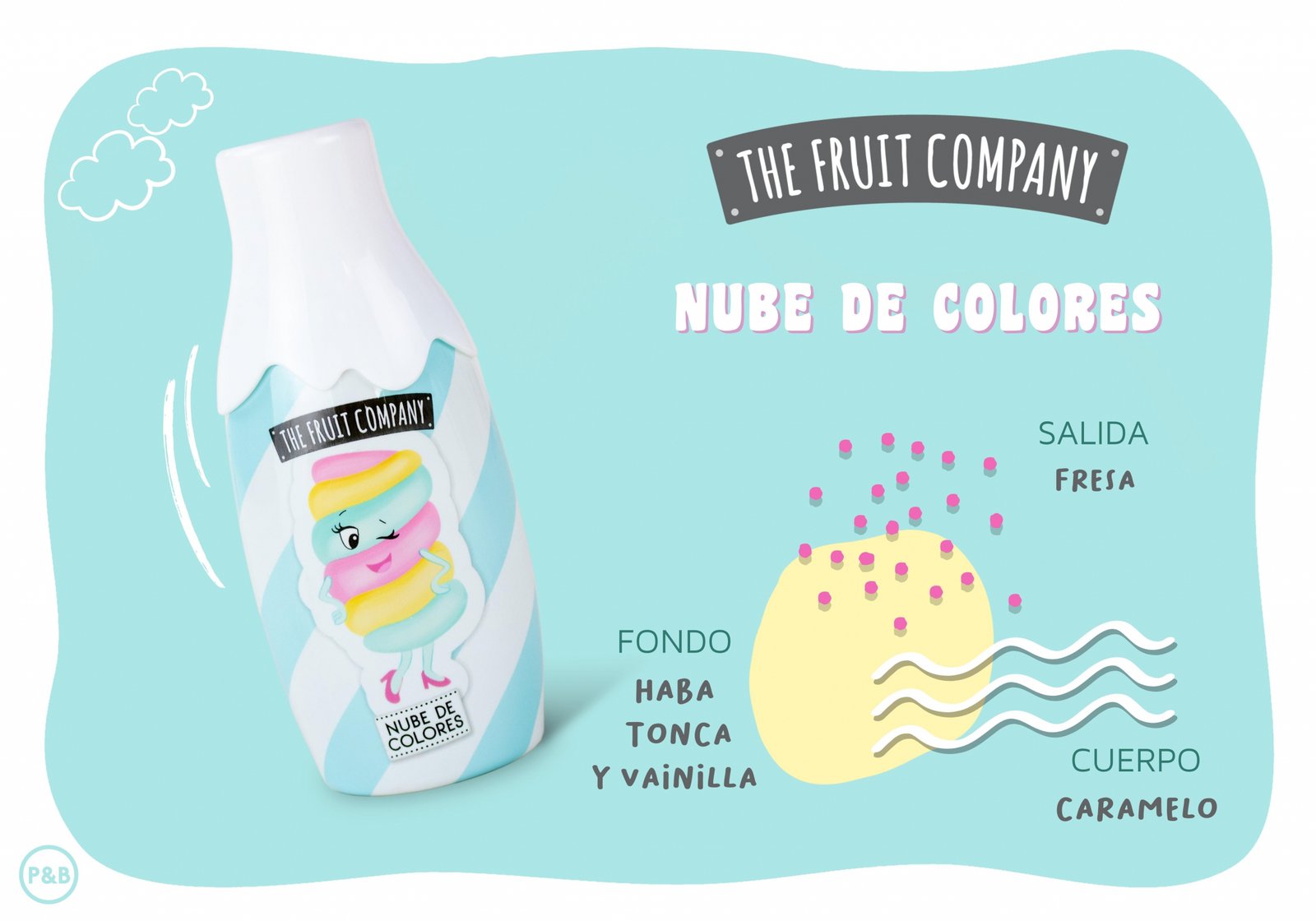 COLONIA NUBE DE COLORES THE FRUIT COMPANY - Imagen 3