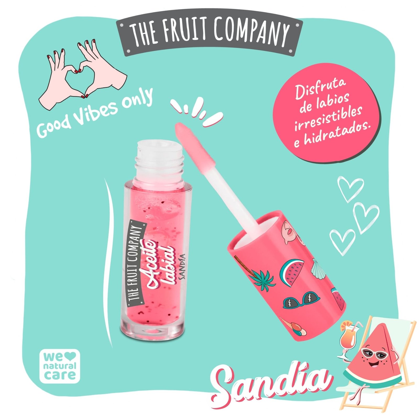 Aceite Labial Sandía 🍉 - Imagen 3