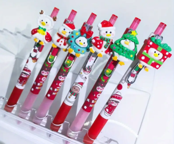 Boligrafo retractil Navidad.