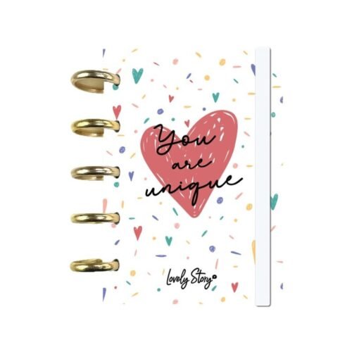 CUADERNO CUADRICULA / NOTEBOOK A6 - YOU ARE UNIQUE