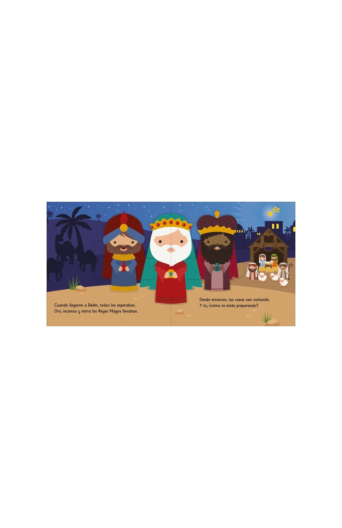 LOS REYES MAGOS CON POP-UP EN CADA PAGINA PARA NIÑOS Y NIÑAS - Imagen 3