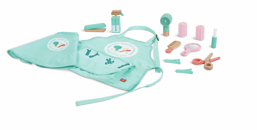 Conjunto de peluquería superelegante Hape. - Imagen 4