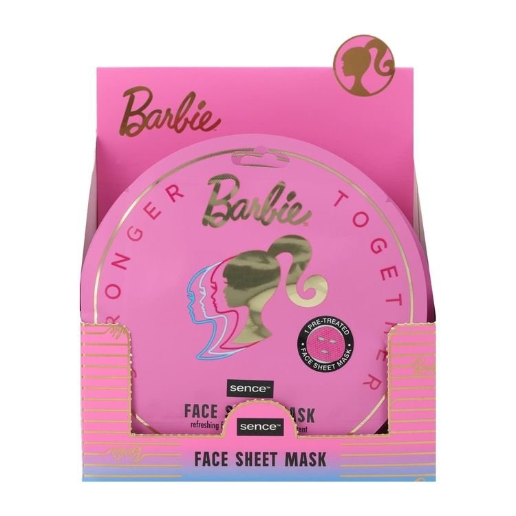 SENCE BEAUTY Barbie | 1UD Mascarilla facial estampada rosa - Imagen 3