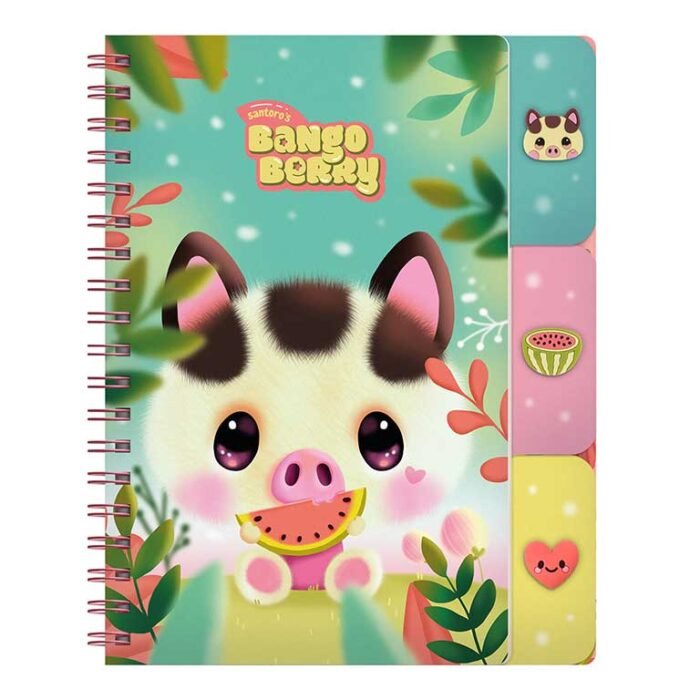 BANGOBERRY LIBRETA PESTAÑAS PIGGY PIG