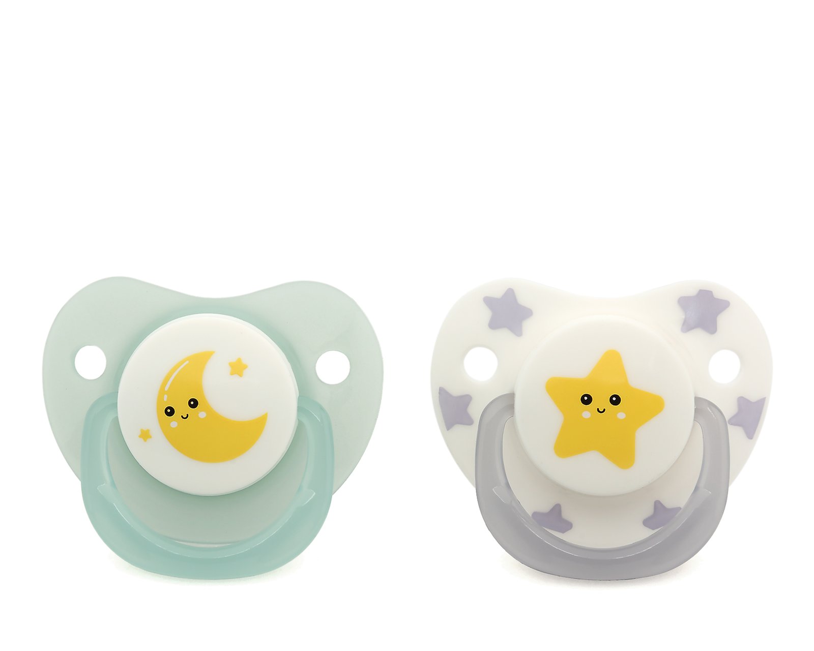 SET DE 2 CHUPETES NOCTURNOS GLOW IN DARK - Imagen 8