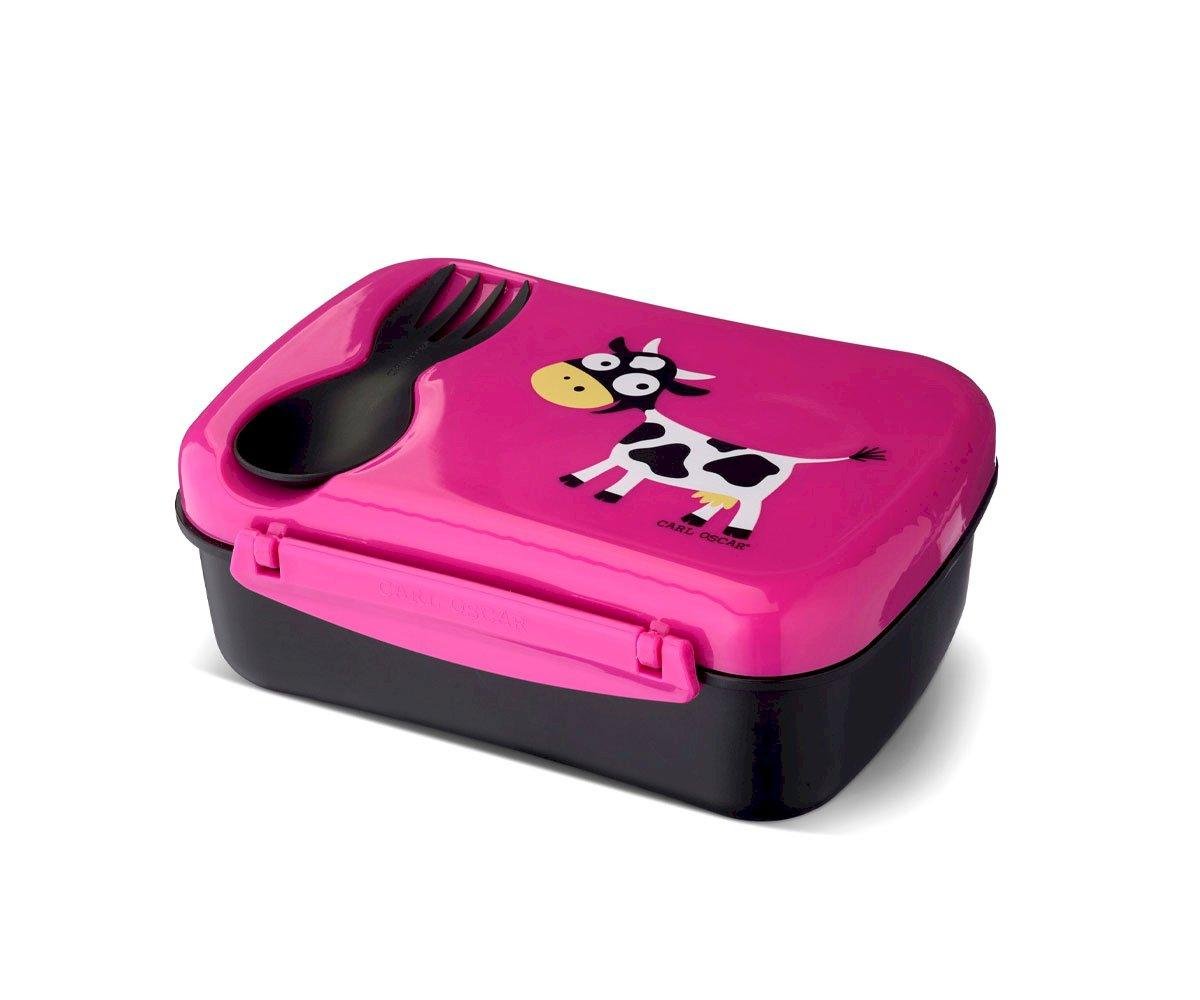 Caja de Almuerzo N'ice Box Kids Vaca Purple - Imagen 3