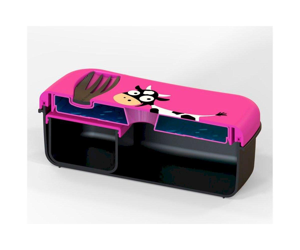 Caja de Almuerzo N'ice Box Kids Vaca Purple - Imagen 4