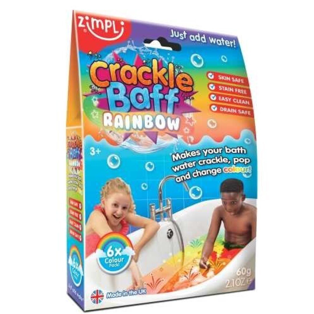 CRACKLE BAFF COLOURS RAINBOW - 6 PACK 60G - Imagen 3