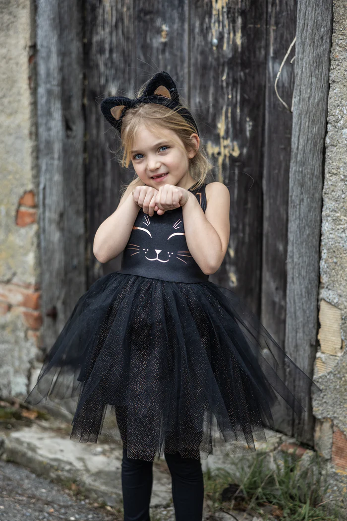 Vestido de gato negro con diadema (elegir talla) - Imagen 5