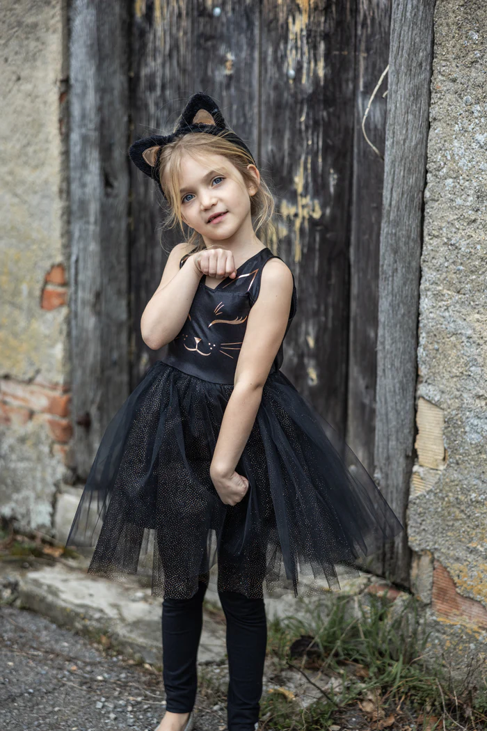 Vestido de gato negro con diadema (elegir talla) - Imagen 7