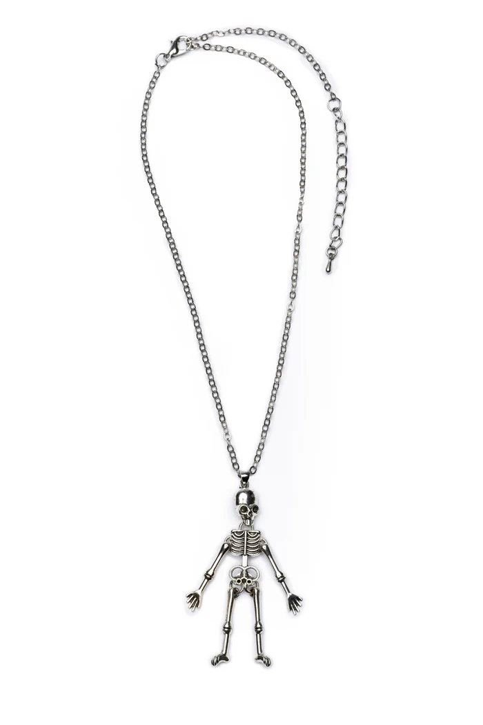 Collar de esqueleto espeluznante y aterrador 🎃 - Imagen 3