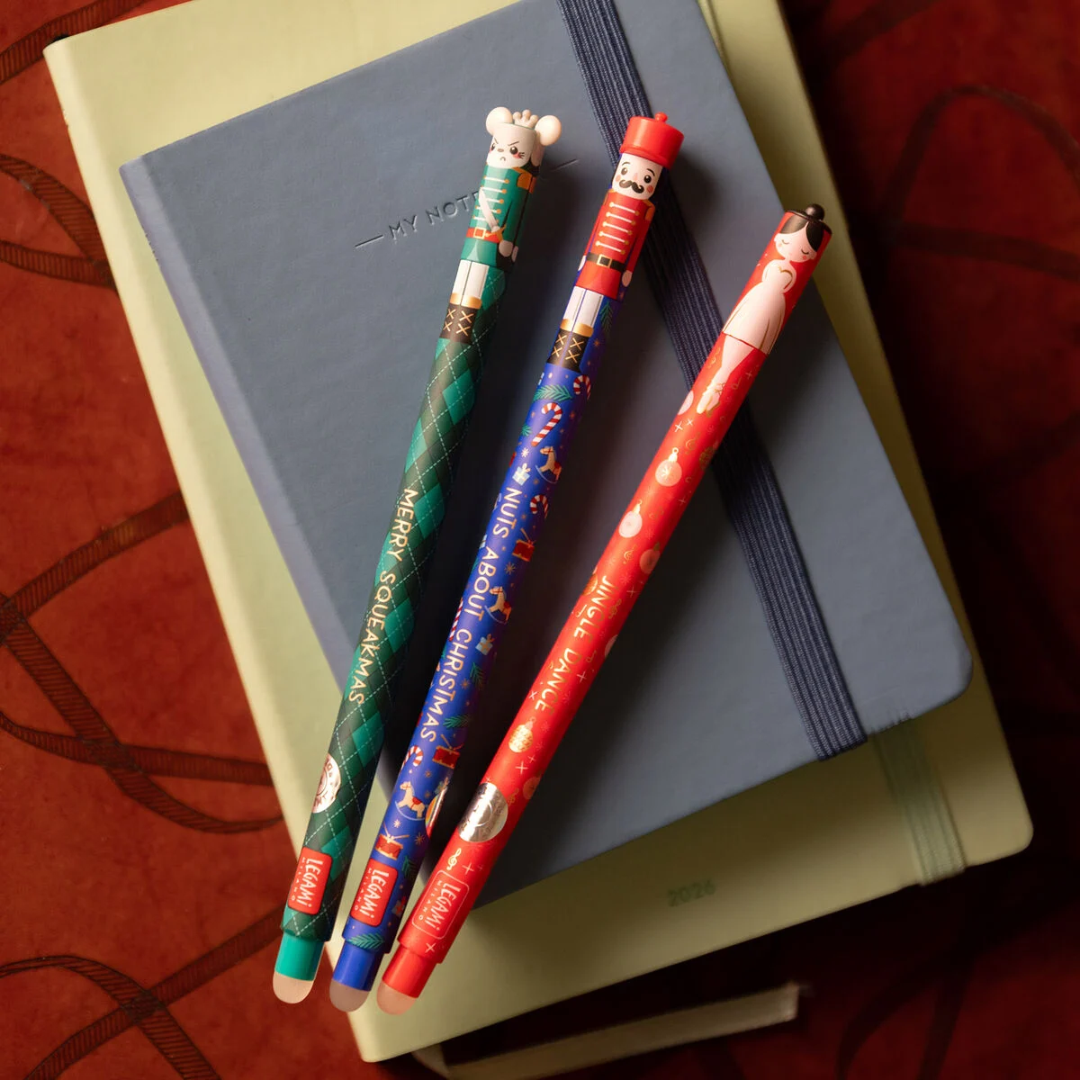 Set de 3 Bolígrafos de Gel Borrables - The Nutcracker - Erasable Pen. Legami - Imagen 3