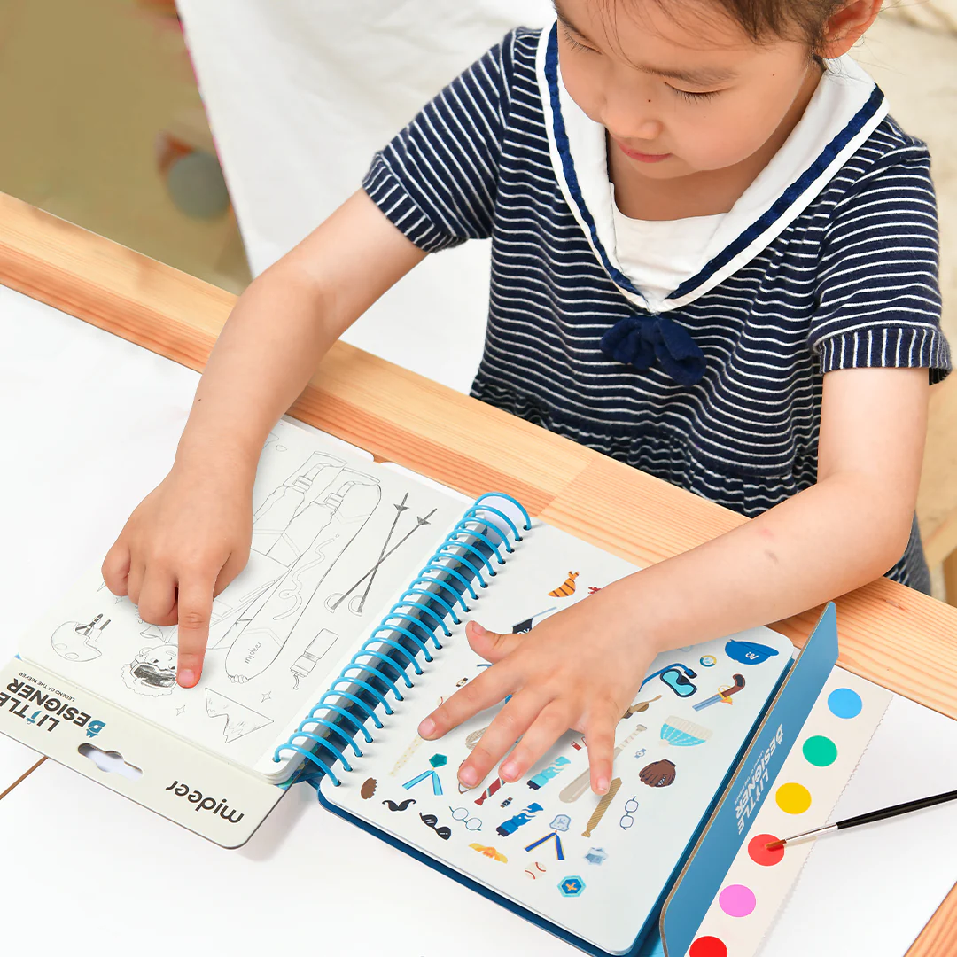Cuaderno creativo del pequeño diseñador – Buscador de aventuras. Mideer - Imagen 4