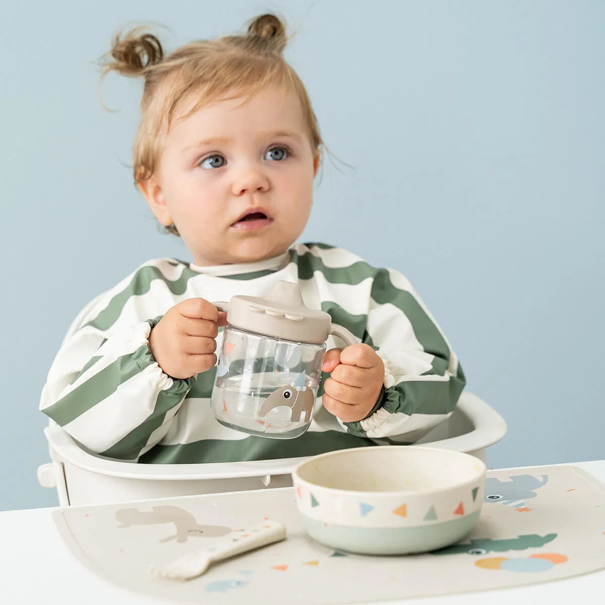 Vaso de aprendizaje con boquilla de 2 asas Playground - Imagen 3