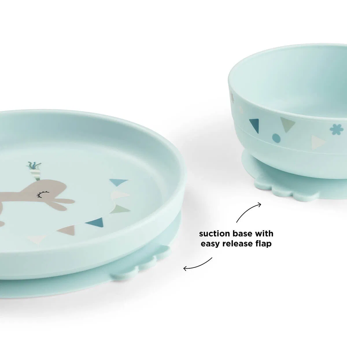 Juego de vajilla Foodie - Plato, tazón y taza - Celebración - Azul - 100 % PP de grado alimenticio - Imagen 5