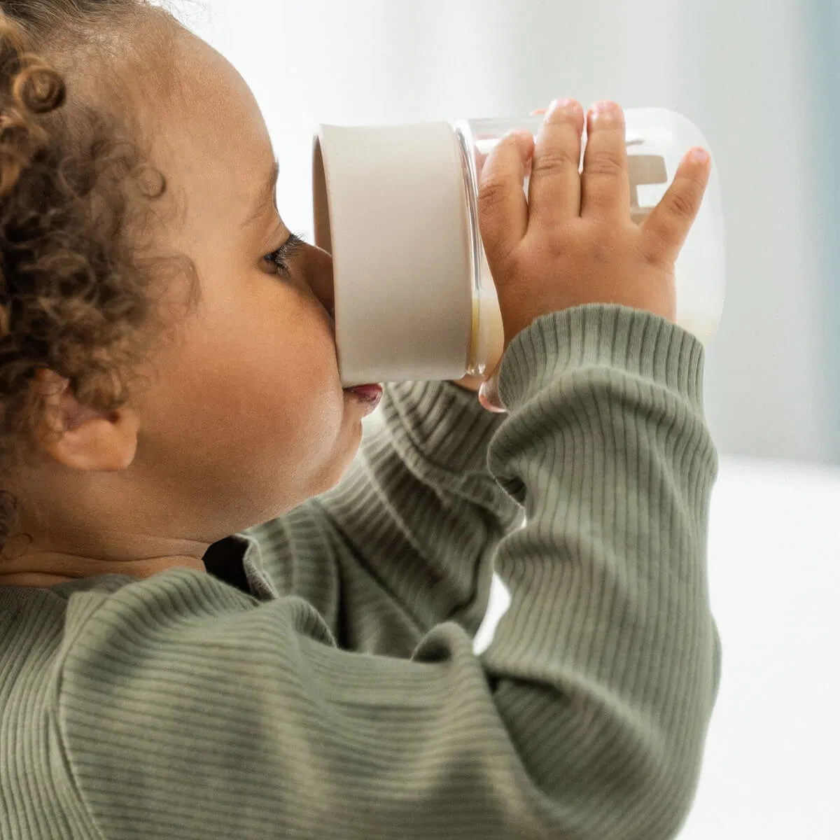 Vaso de aprendizaje con borde de 360° - Antiderrames - Tiny Farm - Polvo - 260 ml - 9 meses o más rosa - Imagen 3