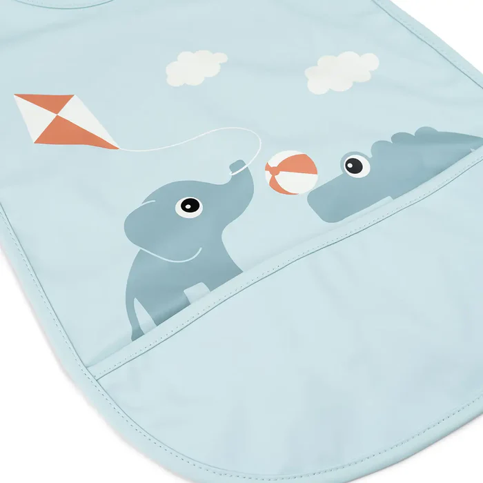 Babero c/ velcro - Playground - Azul - Imagen 4