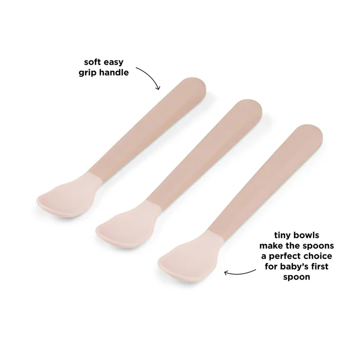 Pack de 3 cucharas para bebé Foodie - Rosa - Imagen 5
