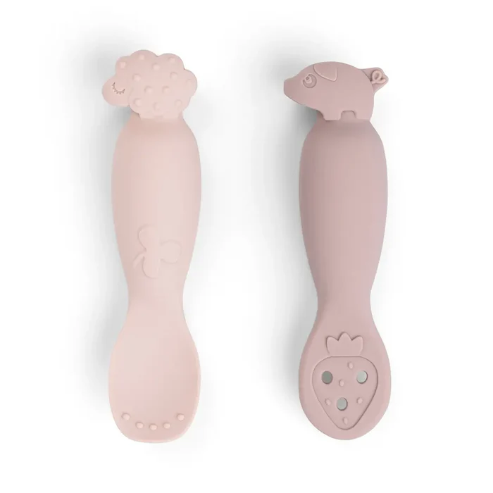 Set de cucharas de aprendizaje - Tiny farm - Rosa - Imagen 6