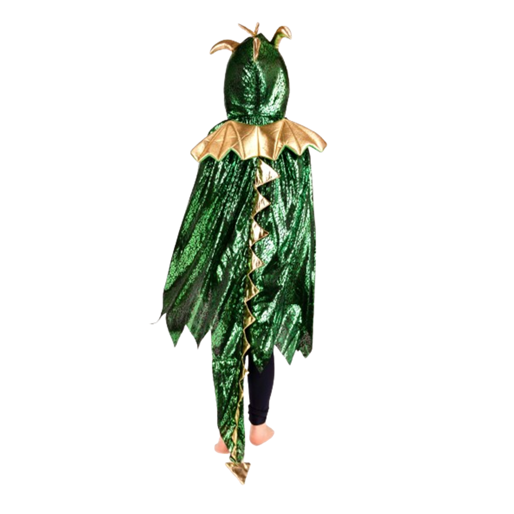 CAPA DRAGÓN VERDE. Talla 3-8 años. - Imagen 5
